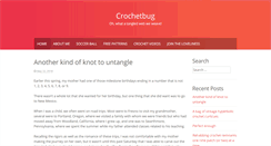 Desktop Screenshot of crochetbug.com