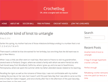 Tablet Screenshot of crochetbug.com